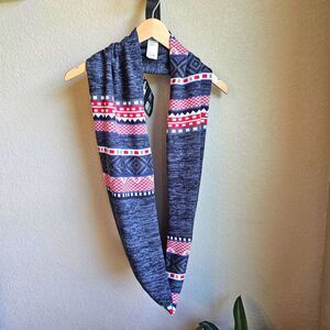 NEW! Smartwool L49805 Dazzling Wonderland Charcoal Heather Infinity Scarf
